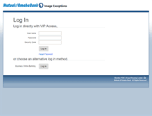 Tablet Screenshot of imageexceptions.mutualofomahabank.com